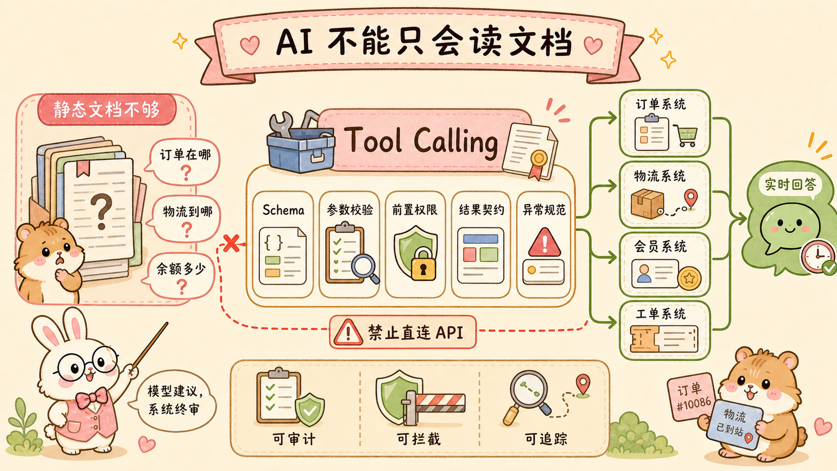 Tool Calling 工具调用链路图
