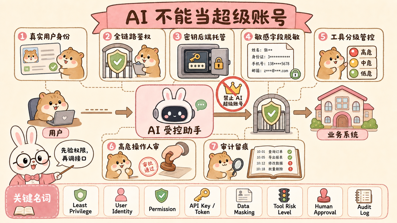 AI 业务系统安全边界图